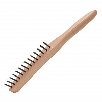 KART - ruční kartáč jednořadý  - ocel hladká 0,30mm