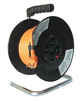 Prodlužovací kabel 3x1,5mm2 buben 25m,  4x zásuvka