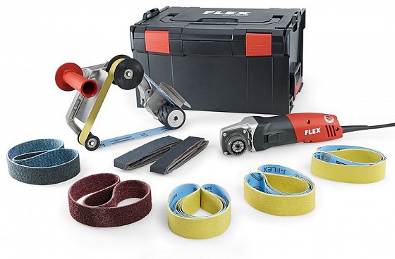 FLEX BRE 14-3 125 Set Bruska na pásové broušení trubek TRINOXFLEX v sadě