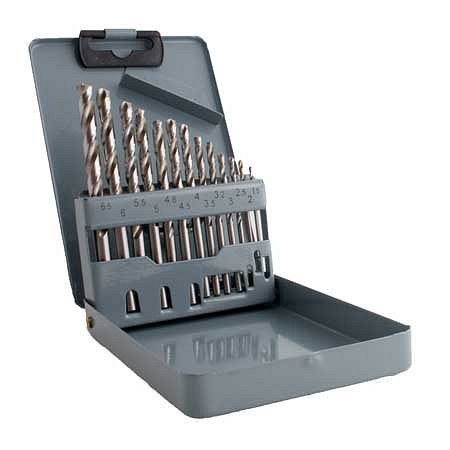 Magg PROFI - Sada vrtáků HSS-G vybrušované 13ks (1,5-6,5mm), plechový box