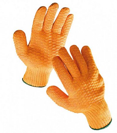CERVA - FALCON rukavice nylon/polyester úplet s polymerní mřížkou - velikost 10