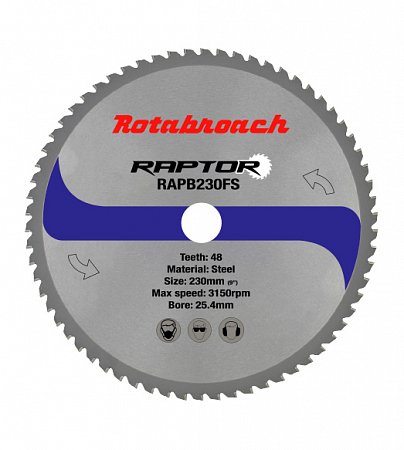 Rotabroach řezný kotouč Raptor 230mm na ocel