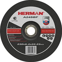 HERMAN brusný kotouč na ocel 230 x 6,4 mm A24SBF