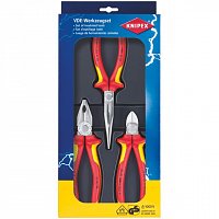 KNIPEX - sada kleští 3 díly - ELECTRO SET 002012